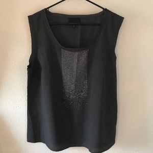 Grey Blouse with Sparkle